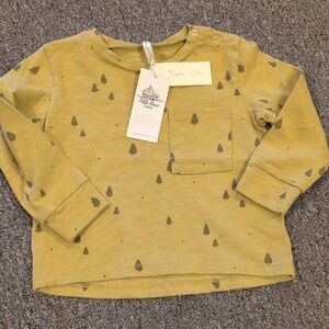 Rylee + Cru Olive Tree Print Long Sleeve Tee